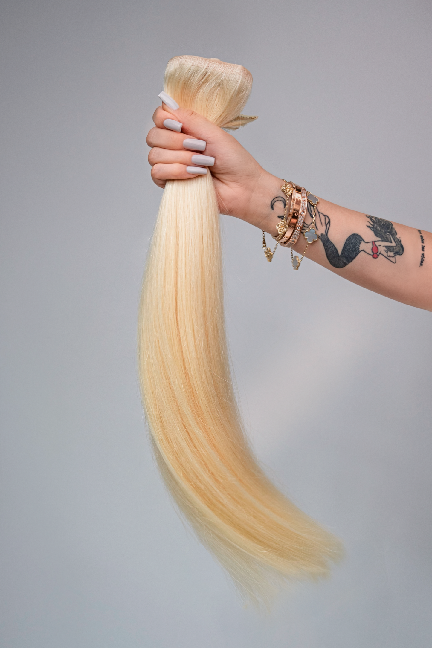 Invisible Tape Hair Extension Technique