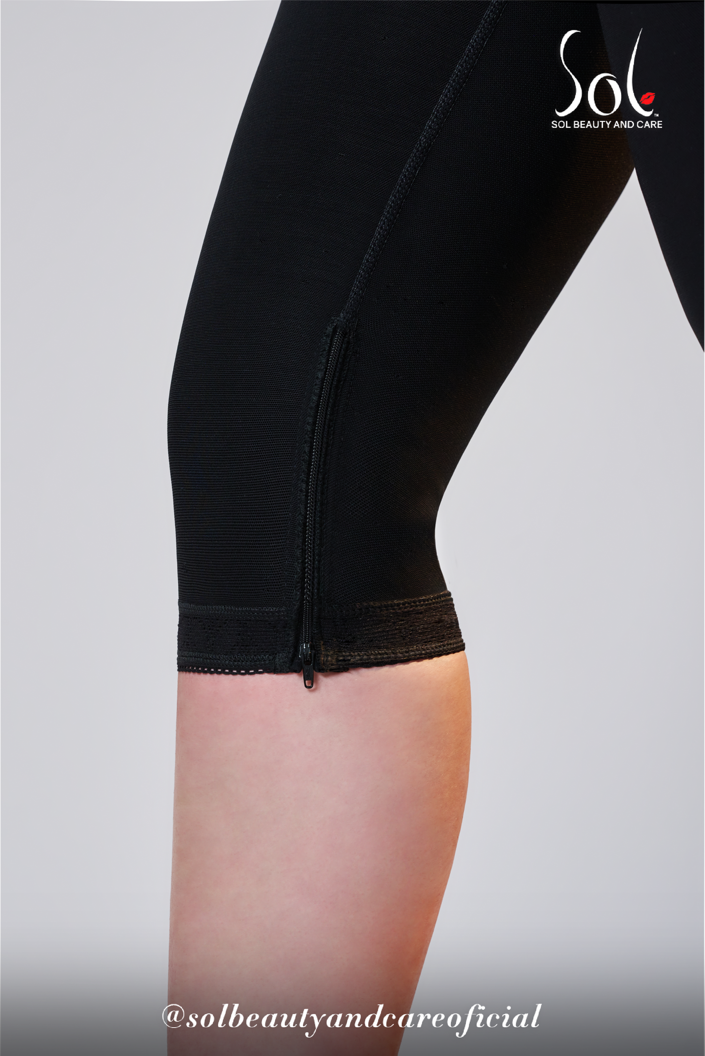 Short Sirena Invisible Talle Alto a la Rodilla con Cierre