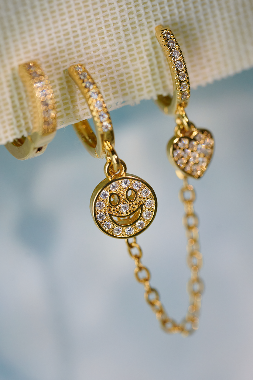 Aretes Golden Smile