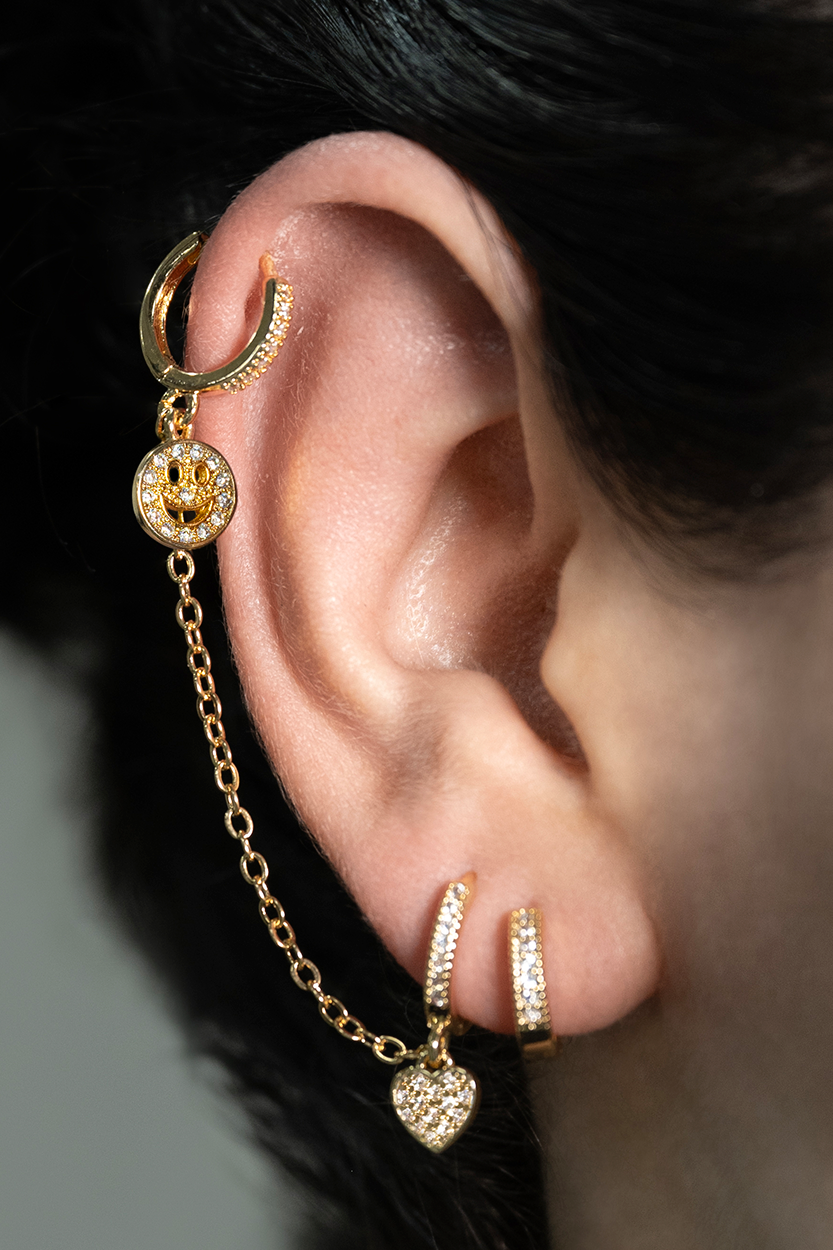 Aretes Golden Smile