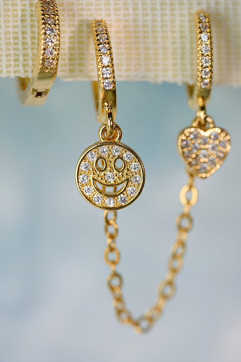 Aretes Golden Smile