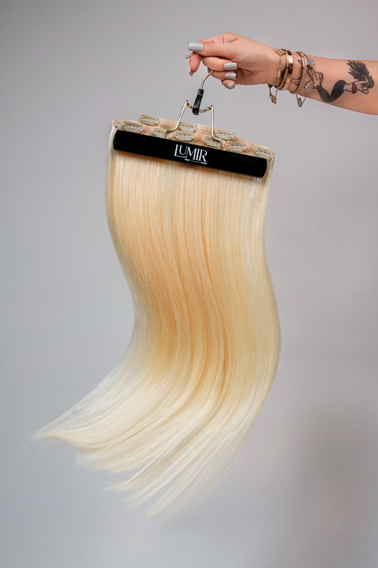 Invisible Tape Hair Extension Technique	