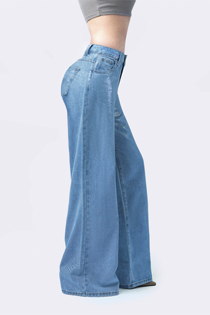 Jvoll Jeans Wide Leg Metalic