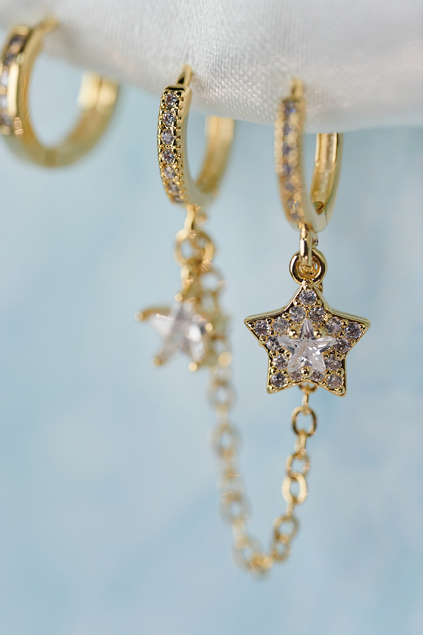 Starlight Chain Earrings