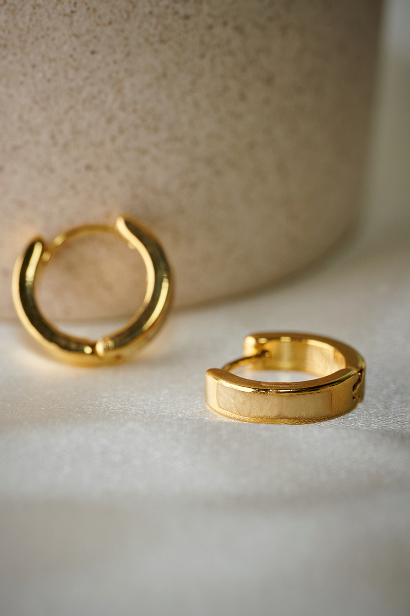 Golden Curve Earrings