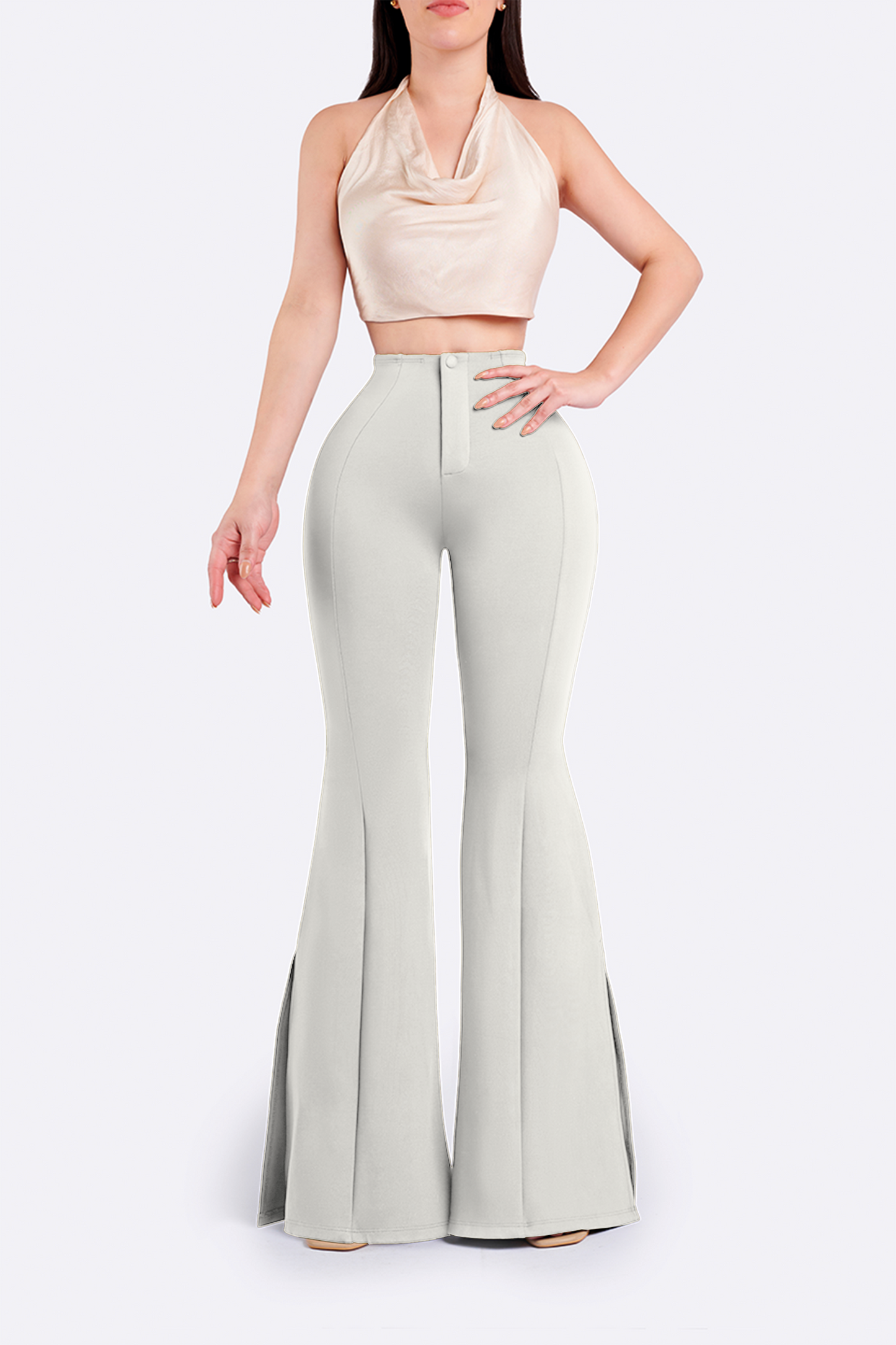 Luxury Booty Side Slit Ivory