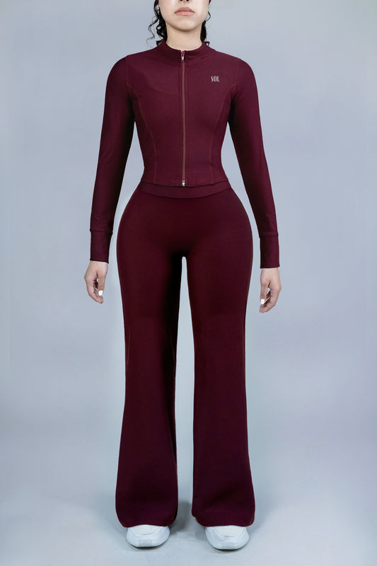 Set ShapePRO Sherlyn Bota Ancha Burgundy