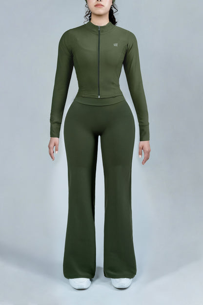 Set ShapePRO Sherlyn Wide-Leg Olive Green