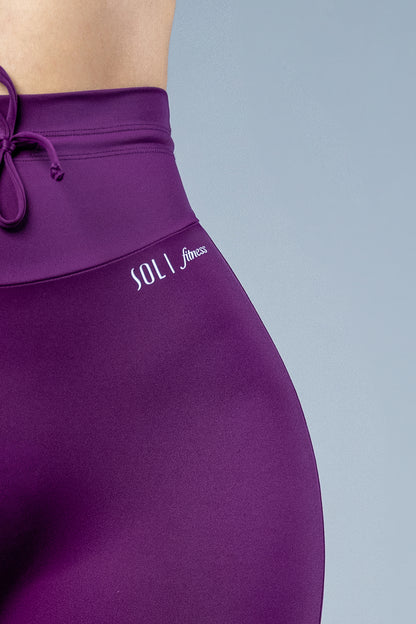 Yoga Leggins ShapePRO Denisse Flared Satin Purple