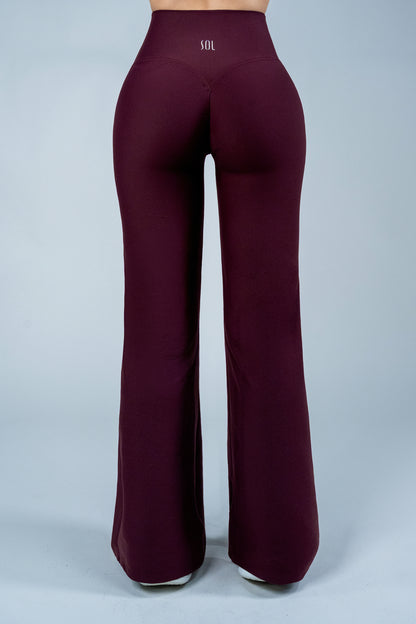 Set ShapePRO Sherlyn Wide-Leg Burgundy