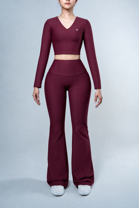 Set ShapePRO Silvana Flared Burgundy