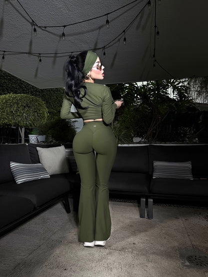 Set ShapePRO Sherlyn Flared Olive Green